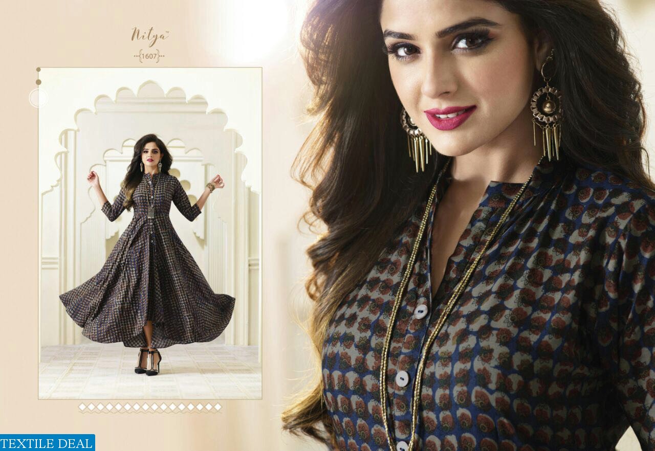 LT nitya Kurtis 1601 Series Ready made anarkali kurtis
